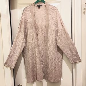 Lightweight dusty rose cardigan